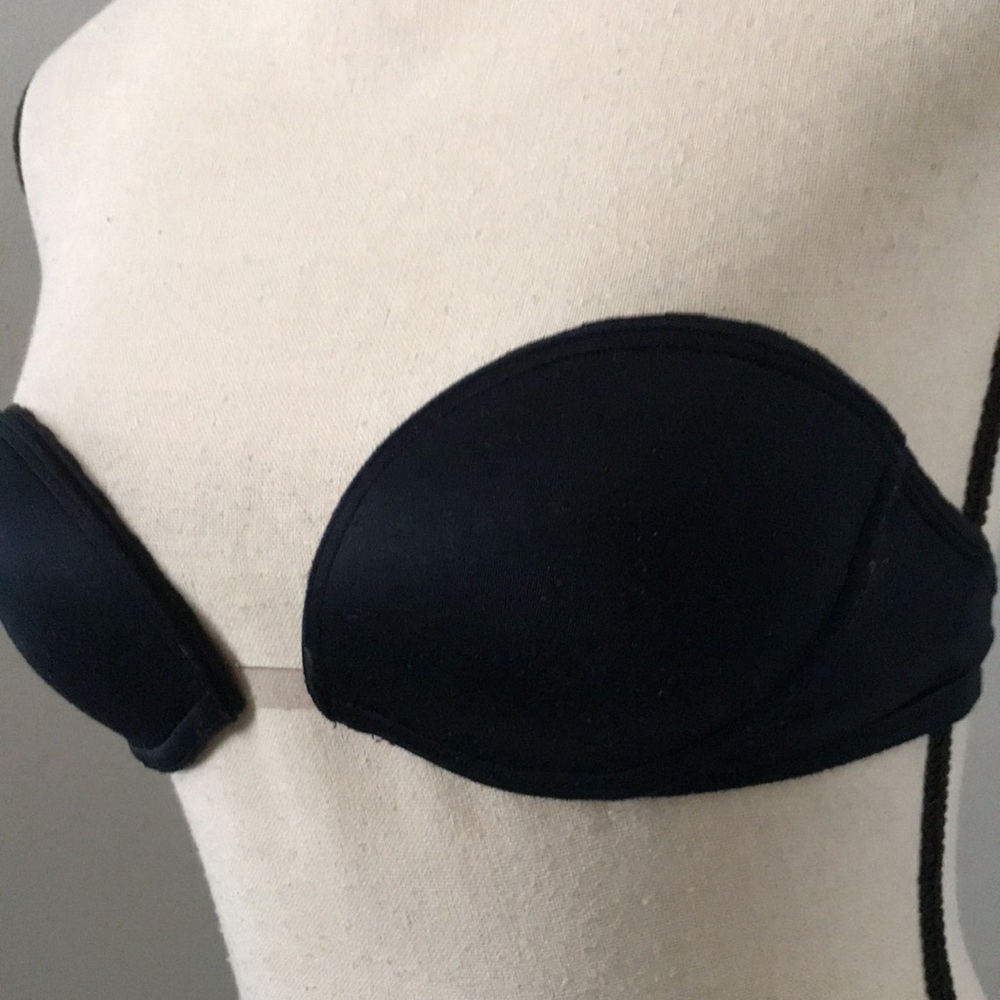 VICTORIAS SECRET Very Sexy Minimalist Underwire Black Strapless Bra | 32A - Picture 5 of 13